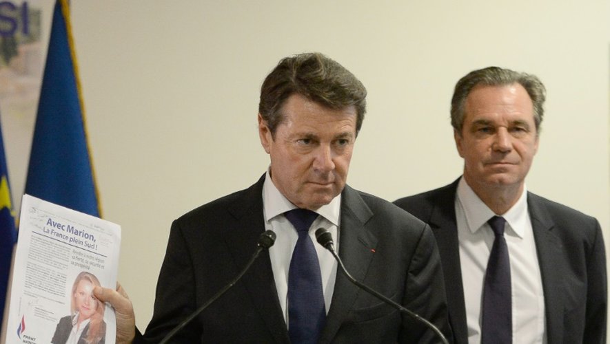 Christian Estrosi et  Renaud Muselier le 8 décembre 2015 à Marseille