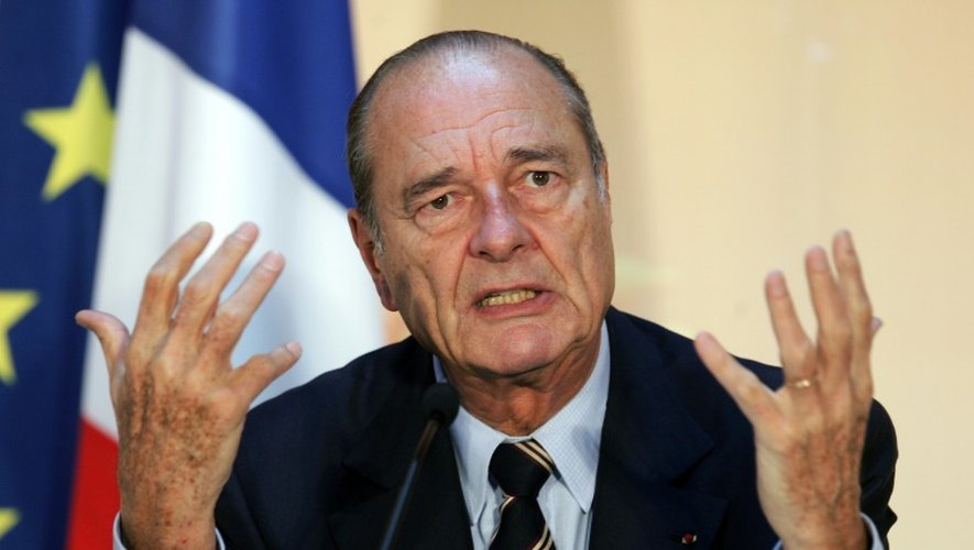 Jacques Chirac à Hanoï le 8 avril 2004