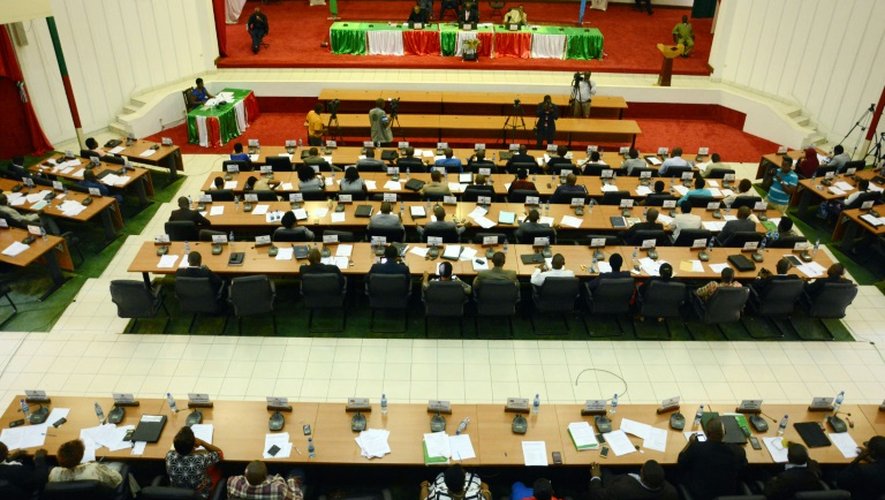 L'Assemblée nationale du Burundi réunie en session pour le retrait de la CPI, le 12 octobre 2016 à Bujumbura