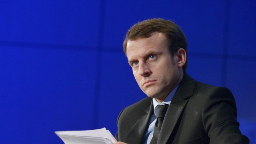 Le ministre de l'Economie Emmanuel Macron le 27 novembre 2015 à Paris