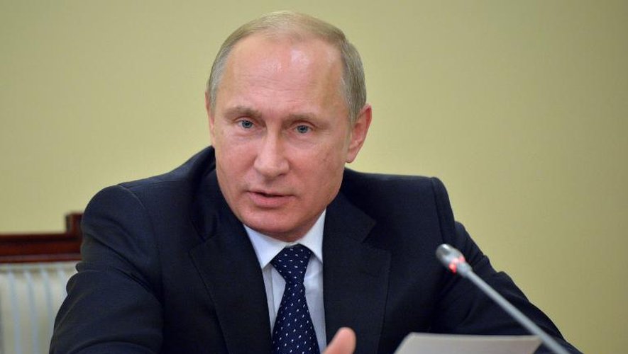 Vladimir Poutine le 8 décembre 2014 à Saint-Petersbourg