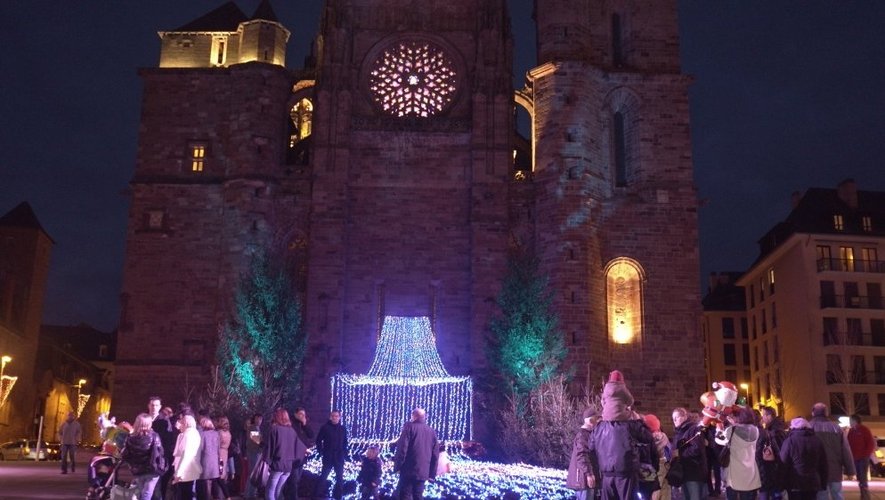 La fontaine enchantée, un autre classique des fêtes de fin d'année à Rodez.