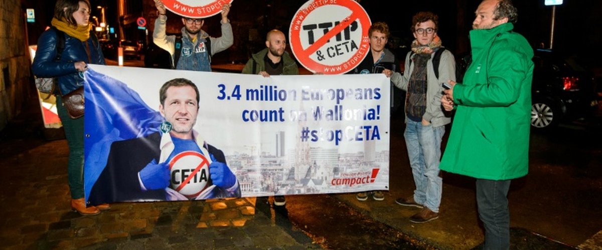 La signature du CETA plus que jamais menac e par la Wallonie