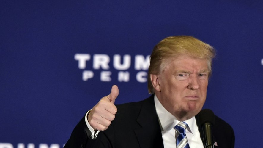 Le candidat républicain Donald Trump lors d'un meeting en Pennsylvanie, le 22 octobre 2016