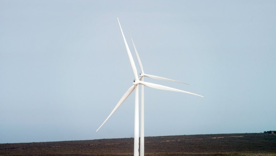 Des éoliennes à Vredendal, en Afrique du Sud, le 6 novembre 2015