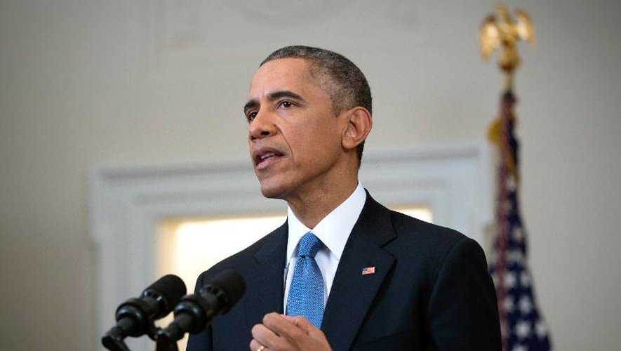 Le président américain, Barack Obama, le 17 décembre 2014 à Washington