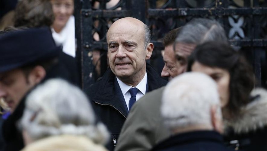 Alain Juppé lors des funérailles de Jacques Barrot, le 8 décembre 2014 à Paris