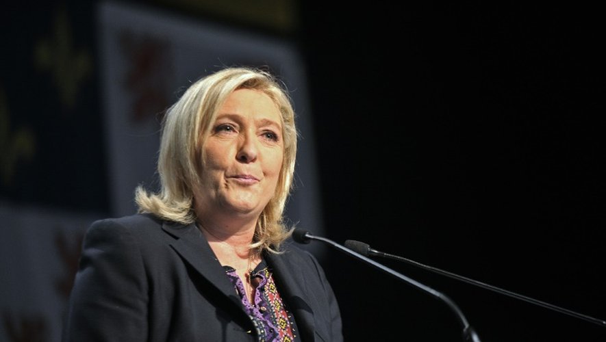 Marine Le Pen à Hénin-Beaumont le 13 décembre 2015