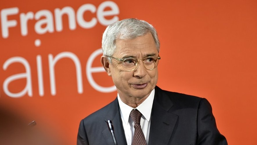 Claude Bartolone lors de son allocution au siège du PS le 13 décembre 2015 au soir des régionales à Paris