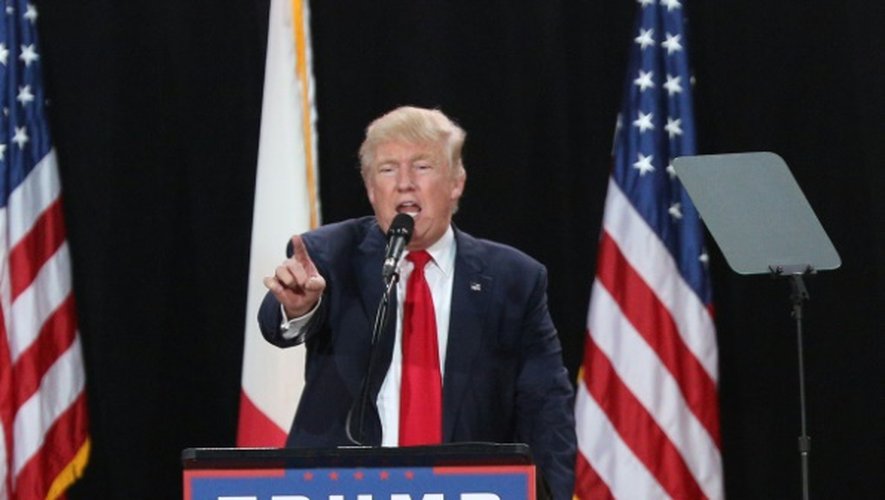 Donald Trump lors d'un meeting le 24 octobre 2016 en Floride