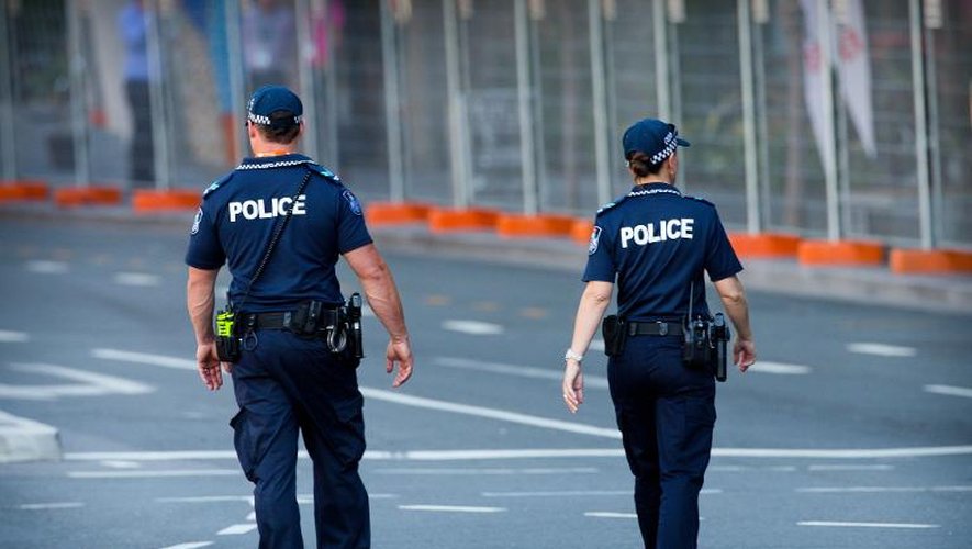 Policiers australiens le 12 novembre 2014 à Brisbane