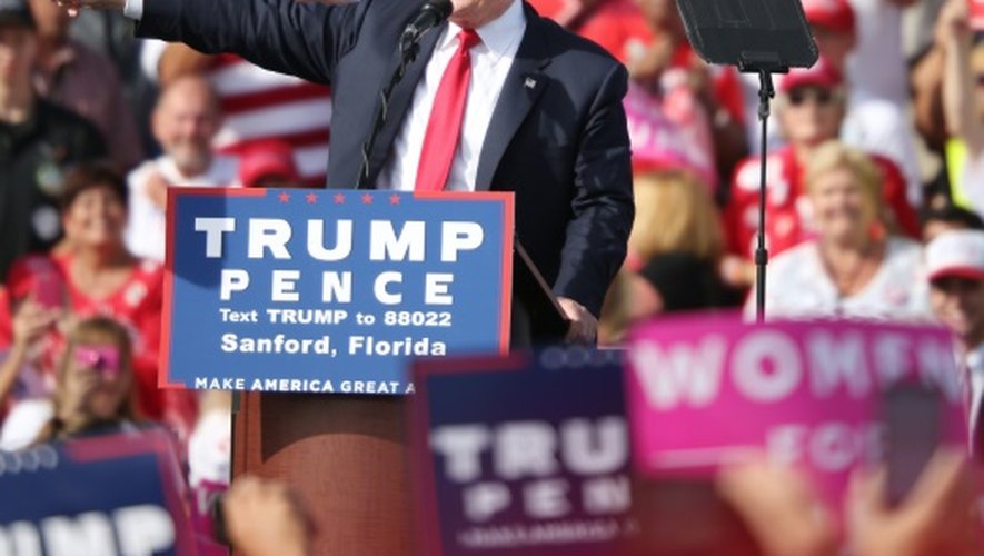 Donald Trump à Sanford, en Floride, le 25 octobre 2016