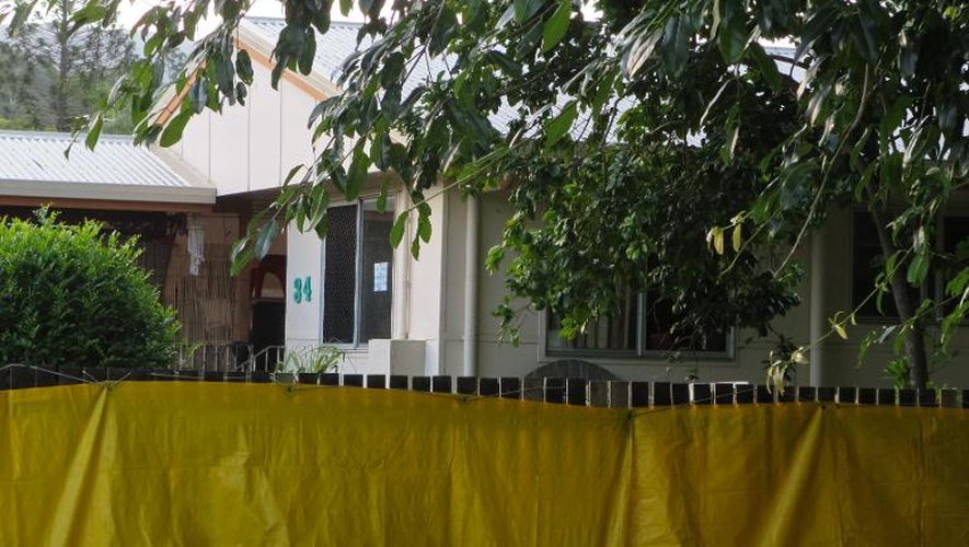 La maison où les cadavres de 8 enfants ont été retrouvés le 19 décembre 2014 à Cairns en Australie