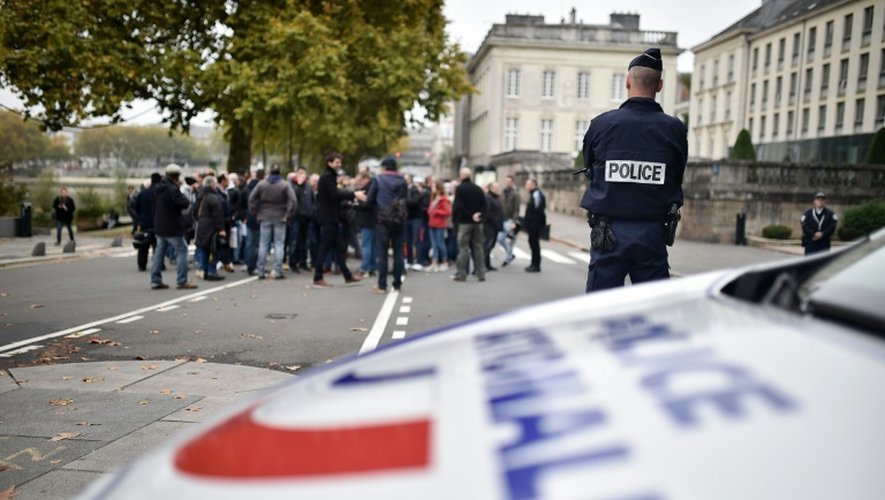 Manifestation de policiers, le 26 octobre 2016 à Nantes