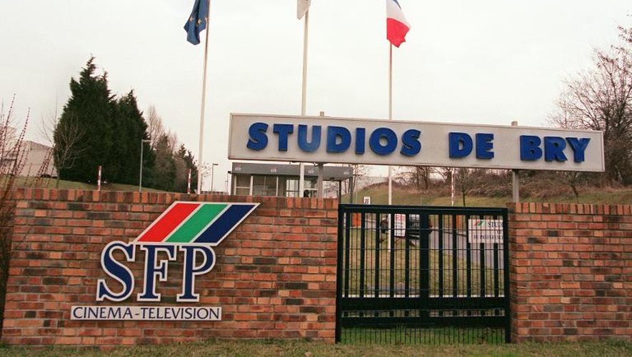 L'entrée des studios de cinéma et de télévision de Bry-sur-Marne le 6 février 1996
