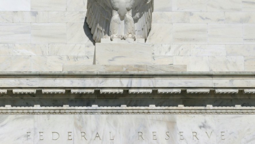 La façace de la banque centrale americaine (Fed) à Washington, le 30 janvier 2008