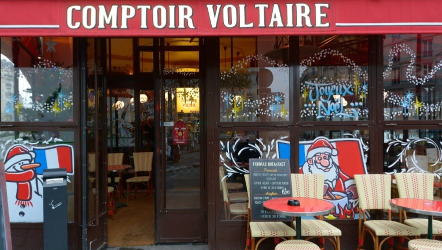 Le "Comptoir Voltaire" le 16 décembre 2015 à Paris