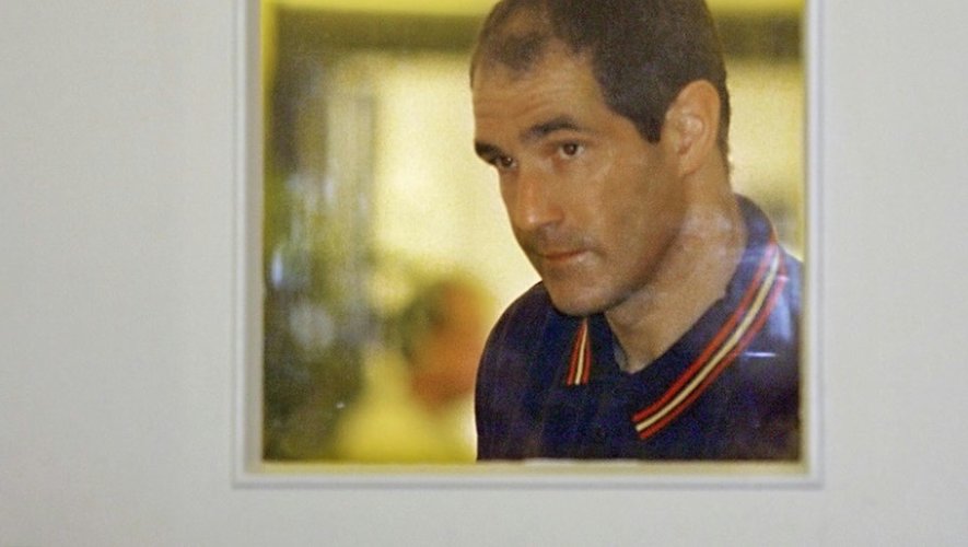 Andoni Zubizarreta, alors gardien de l'équipe d'Espagne, le 18 juin 1998 à Saint-Etienne lors du Mondial-1998