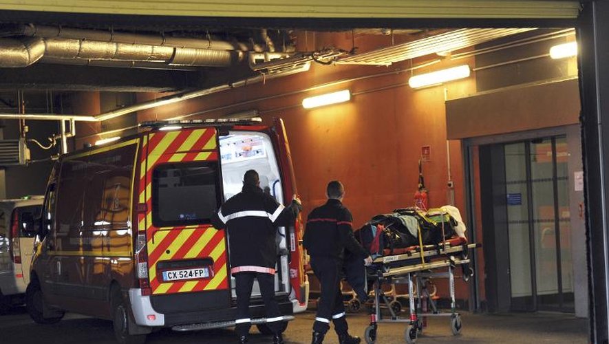 Arrivée d'un patient aux urgences le 22 décembre 2014 à l'hôpital de Valenciennes