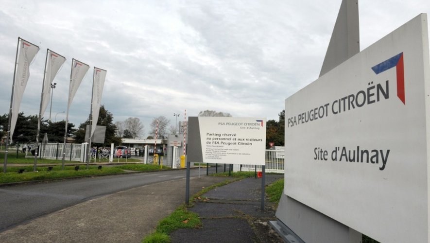 Le site d'Aulnay-sous-Bois du groupe automobile PSA Peugeot Citroën, le 25 octobre 2013