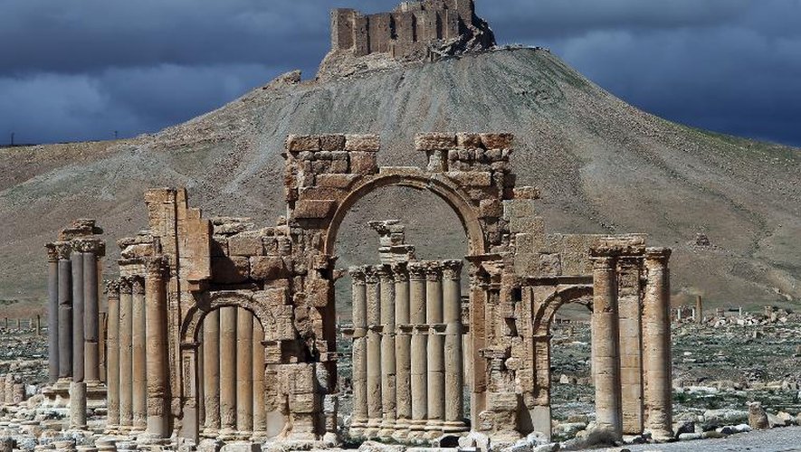 L'ancienne oasis de Palmyre, le 14 mars 2014, à 215 km au nord-est de Damas