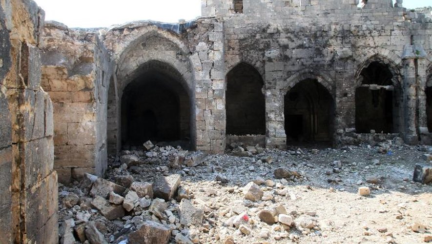 Le Krak des Chevaliers, château fort datant de l'époque des croisades, situé dans la région syrienne de Homs, le 21 mars 2014