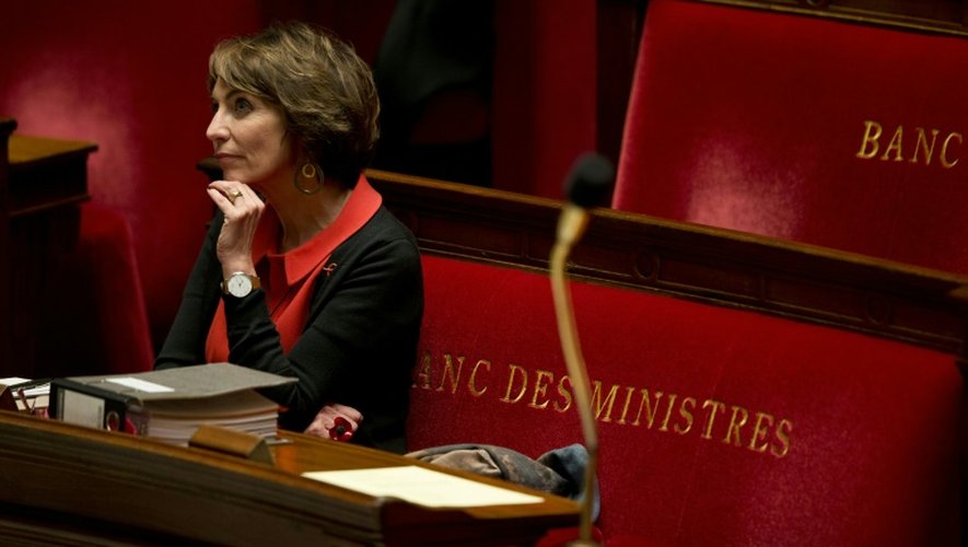 La ministre la Santé Marisol Touraine à l'Assemblée Nationale, le 1er décembre 2015