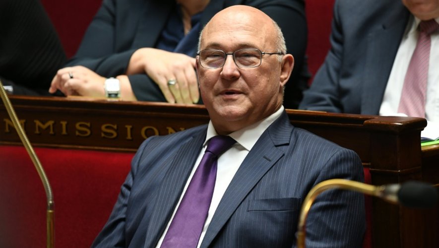 Le ministre de l'Economie, Michel Sapin, à l'Assemblée Nationale, à Paris, le 26 octobre 2016
