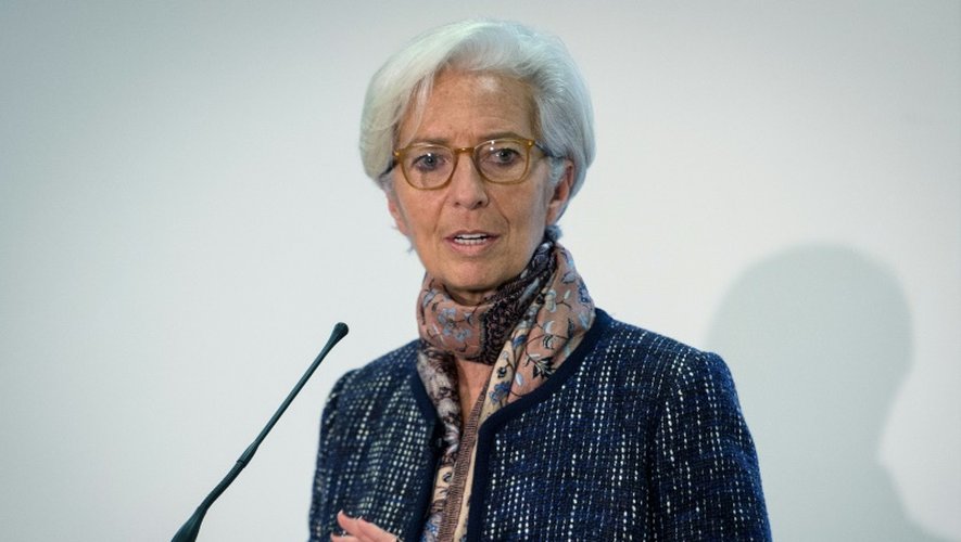 La directrice du FMI Christine Lagarde à Londres, le 11 décembre 2015