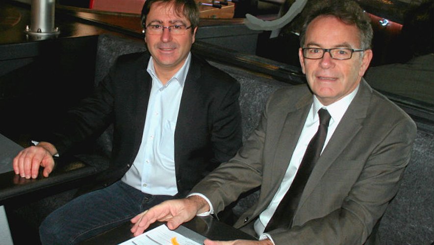 Pour Jean-Philippe Keroslian et Christian Teyssèdre, une fusion entre Onet  et Rodez «rendrait la nouvelle commune beaucoup plus forte»
