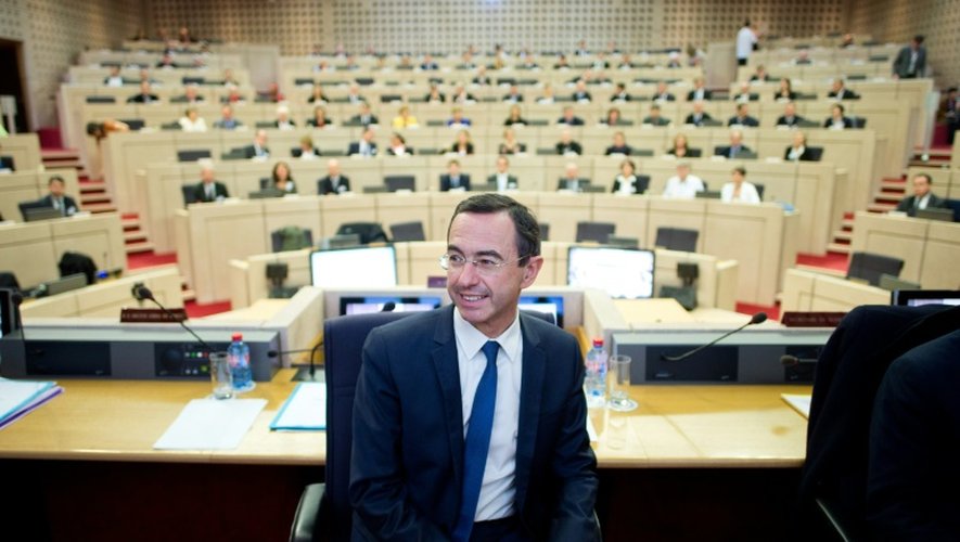 Bruno Retailleau, élu président de la région Pays-de-la-Loire, le 18 décembre 2015 à Nantes