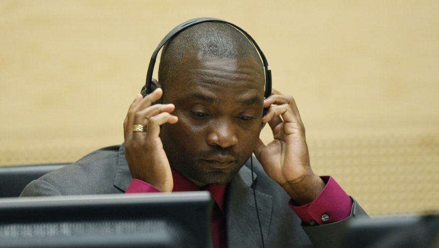 L'ancien chef de milice congolais Germain Katanga lors de son procès devant la Cour pénale internationale à La Haye le 15 maiu 2012