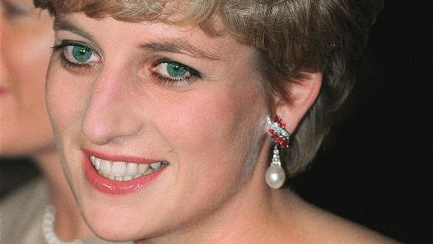 Portrait de la Princesse de Galles, Lady Diana, pris le 15 novembre 1992 à Lille