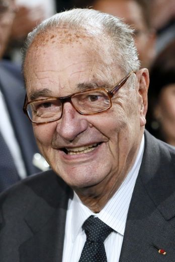 L'ancien président de la République Jacques Chirac le 21 novembre 2014 au musée du Quai Branly