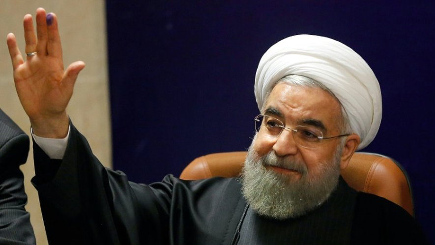 Le président iranien Hassan Rohani à Téhéran, le 21 décembre 2015