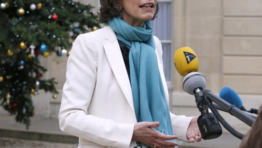 La ministre de la Santé et des Affaires sociales Marisol Touraine, le 22 décembre 2014 à Paris, est en première ligne dans le conflit des médecins