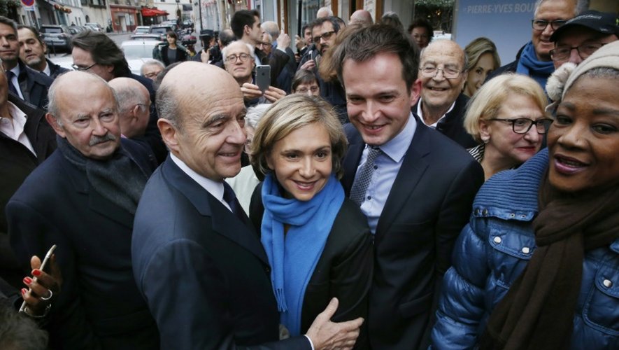 Alain Juppé et Valérie Pécresse le 1er décembre 2015 à Paris