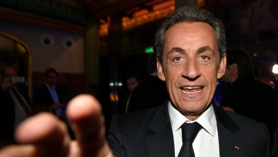 Nicolas Sarkozy à son arrivée, salle Wagram à Paris, pour le deuxième débat des primaires de la droite et du centre