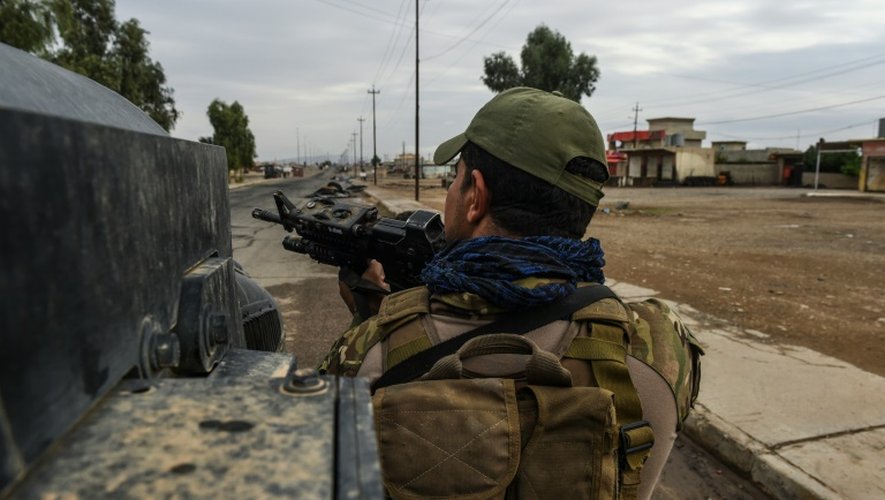 Un soldat irakien le 2 novembre 2016 à Gogjali
