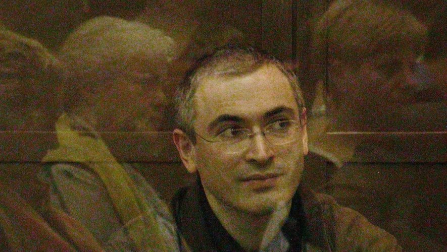 Mikhail Khodorkovski lors de son procès le 22 septembre 2005 à Moscou