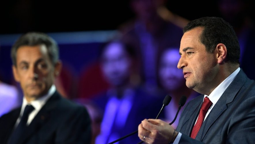 Le président du Parti chrétien-démocrate (PCD) Jean-Frédéric Poisson, le 3 novembre 2016 à Paris lors du deuxième débat de la primaire de la droite