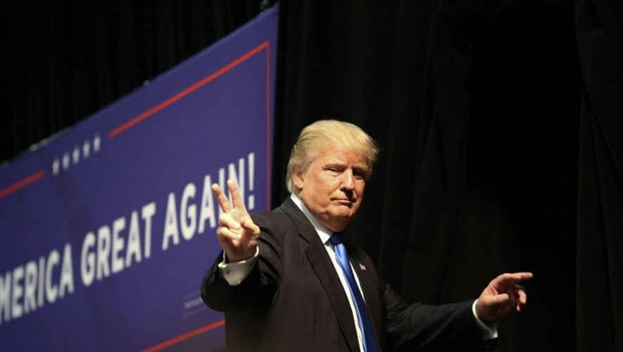 La candidat républicain à la présidentielle américaine Donald Trump en campagne à Concord, en Caroline du Nord, le 3 novembre 2016