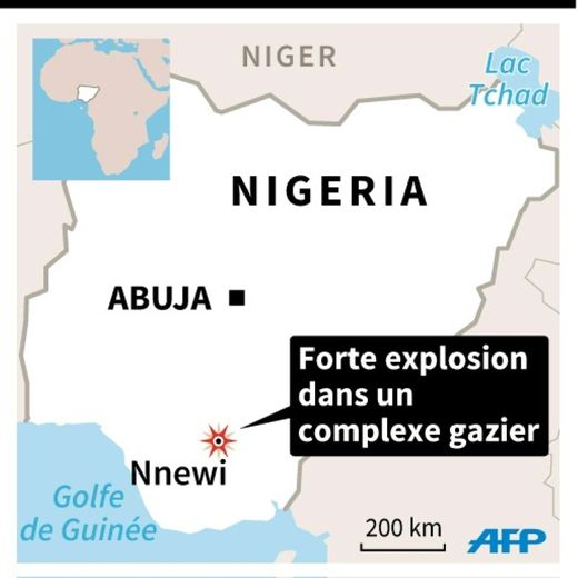 La violente explosion s'est produite dans un complexe gazier d'Inter Corp Oil Limited gas, le 24 décembre 2015.