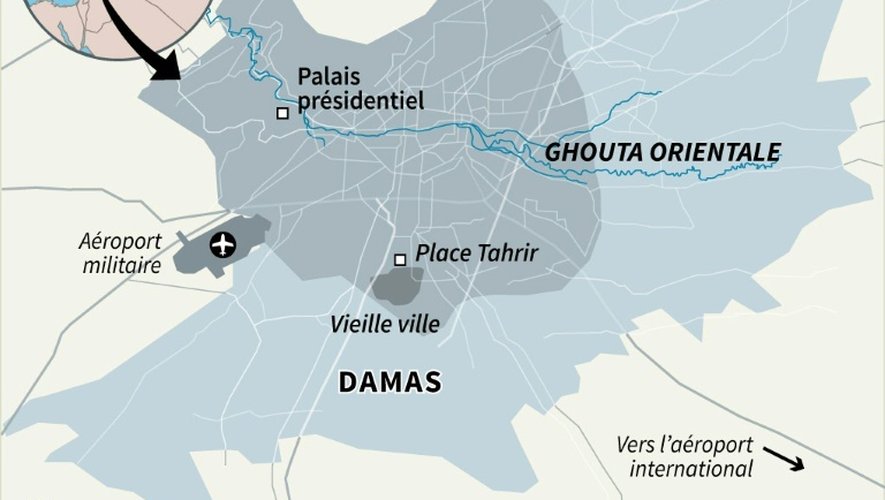 Syrie: un chef rebelle tué près de Damas