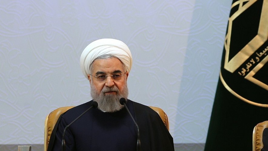 Photo remise par la présidence iranienne du président Rohani, à Téhéran le 27 décembre 2015