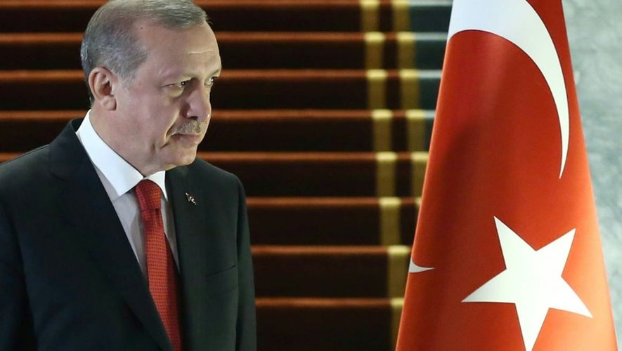 Le président turc Recep Tayyip Erdogan le 24 décembre 2015 à Ankara