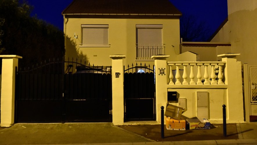 Photo prise le 29 décembre 2015 de la maison de la famille du Français Charaffe el Mouadan, à Drancy