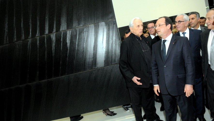 François Hollande est venu à Rodez pour inaugurer le musée Soulages en mai 2014.