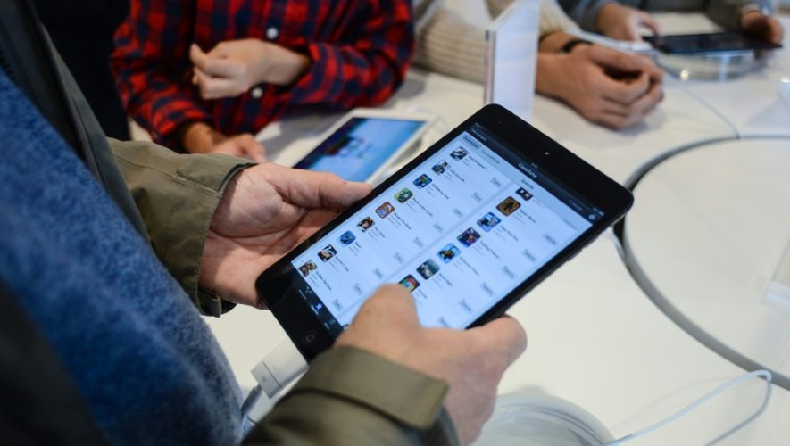 Un iPad mini dans un magasin Apple à Rome le 2 novembre 2012