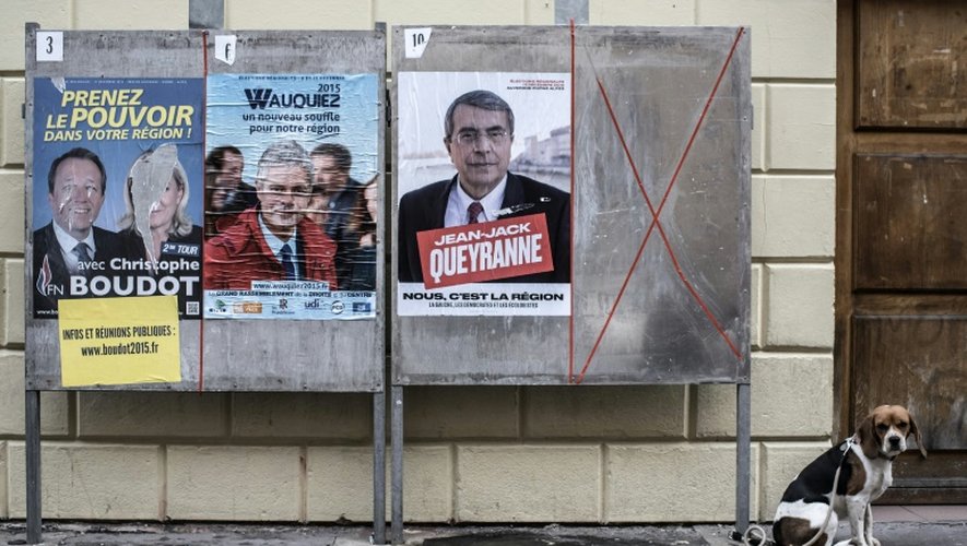 Au second tour des élections régionales à Lyon, le 13 décembre 2015